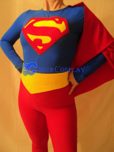 Superwoman Cosplay Costume For Halloween Plus Size